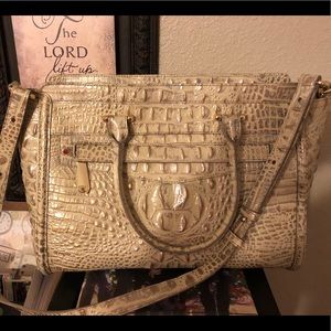 Brahmin Handbag-  Harper, Silver Birch Melbourne